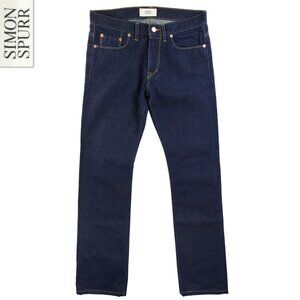 Simon Spurr Selvedge Denim Jeans Straight Leg Made USA Men's "31" Actual 33x31